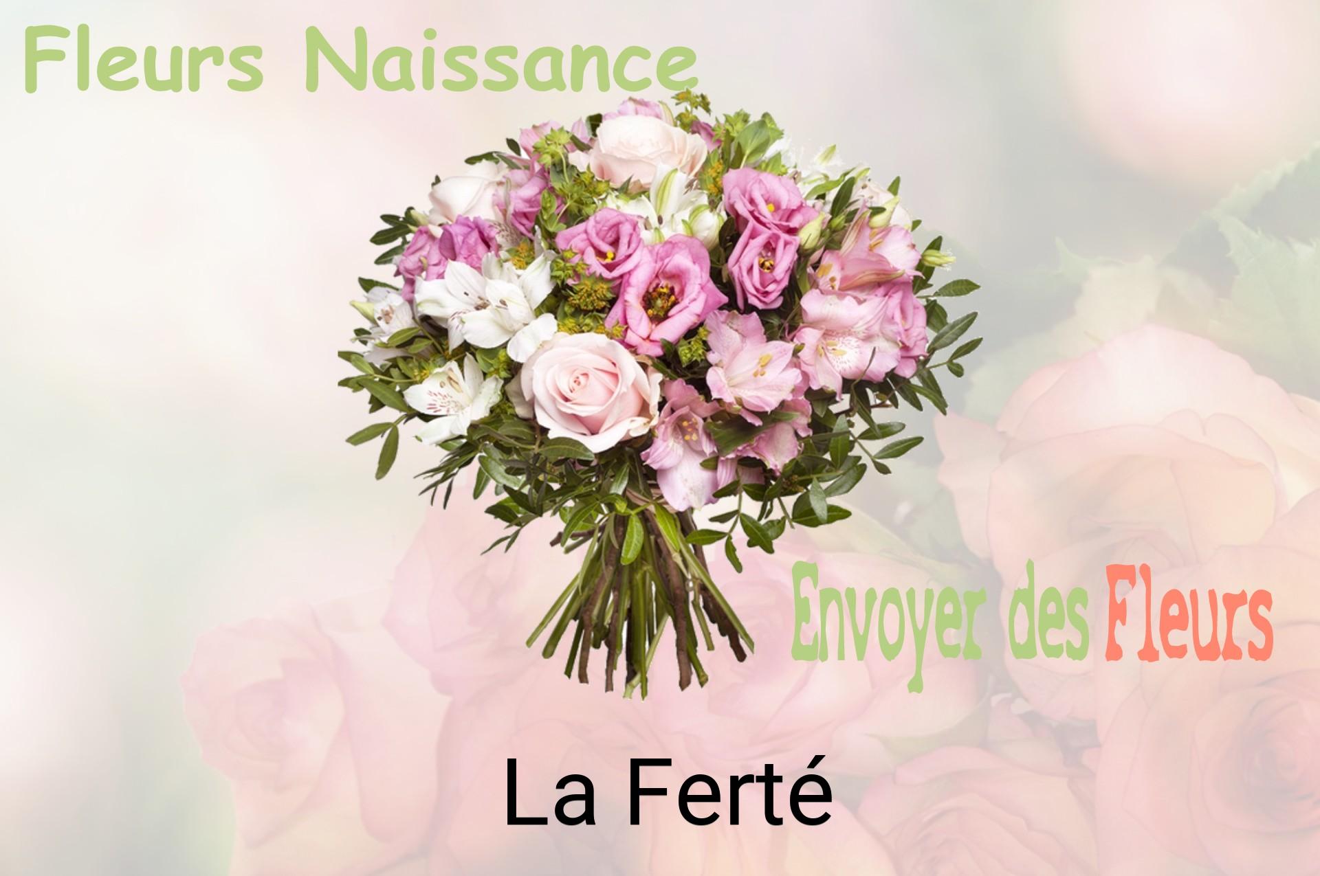Bouquet de fleurs de naissance livré à La Ferté